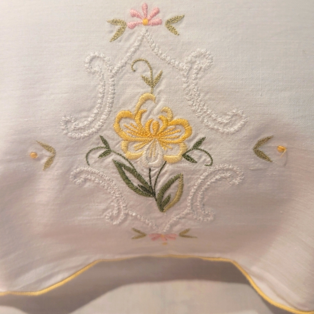 VINTAGE Single/Twin sz Bedding Set. 3pc - Picture 4 of 12